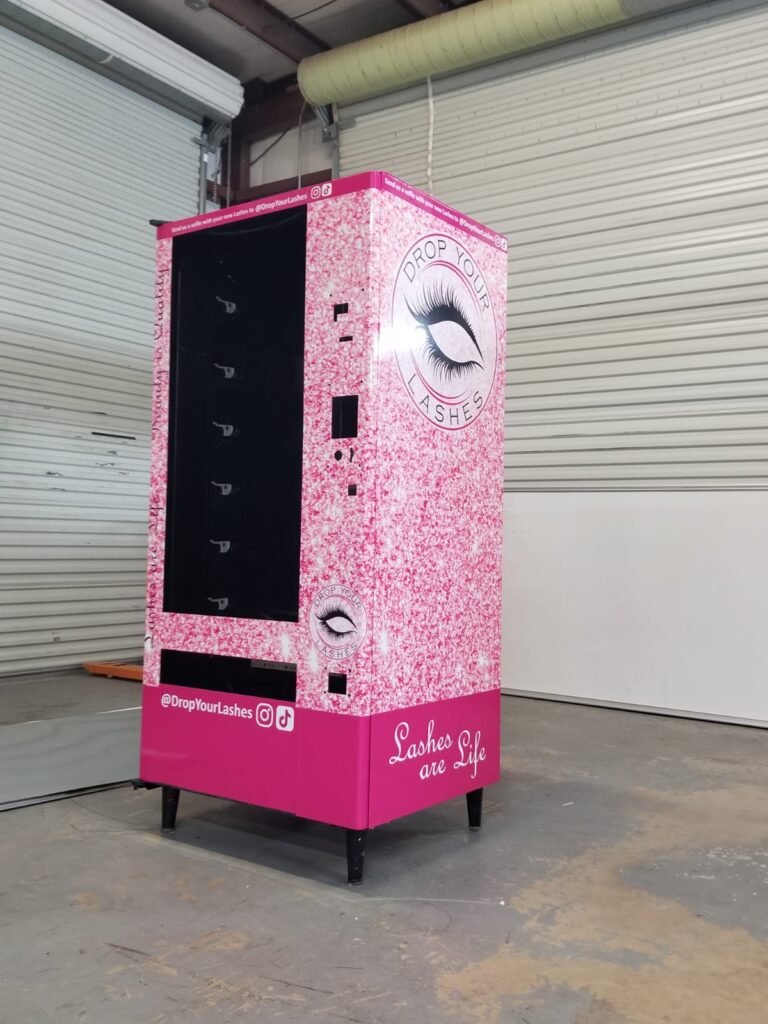 Drop Your Lashes, Vending MAchine Wrap (1)