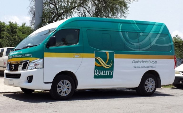 Partial Van Wrap of a San Antonio based hotel.