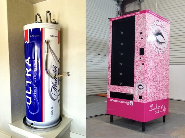 Vending Machine Wrap, Water Heater Wrap