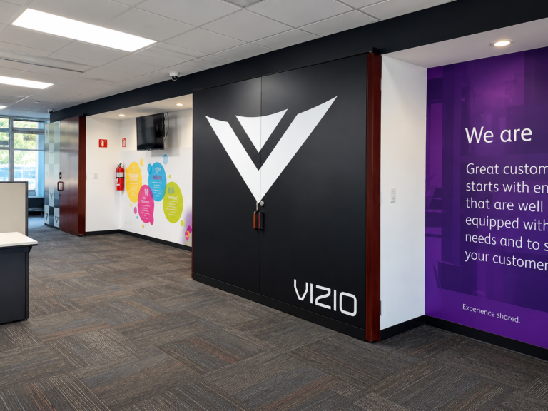 Wall wraps, Vizio distribution center (1)
